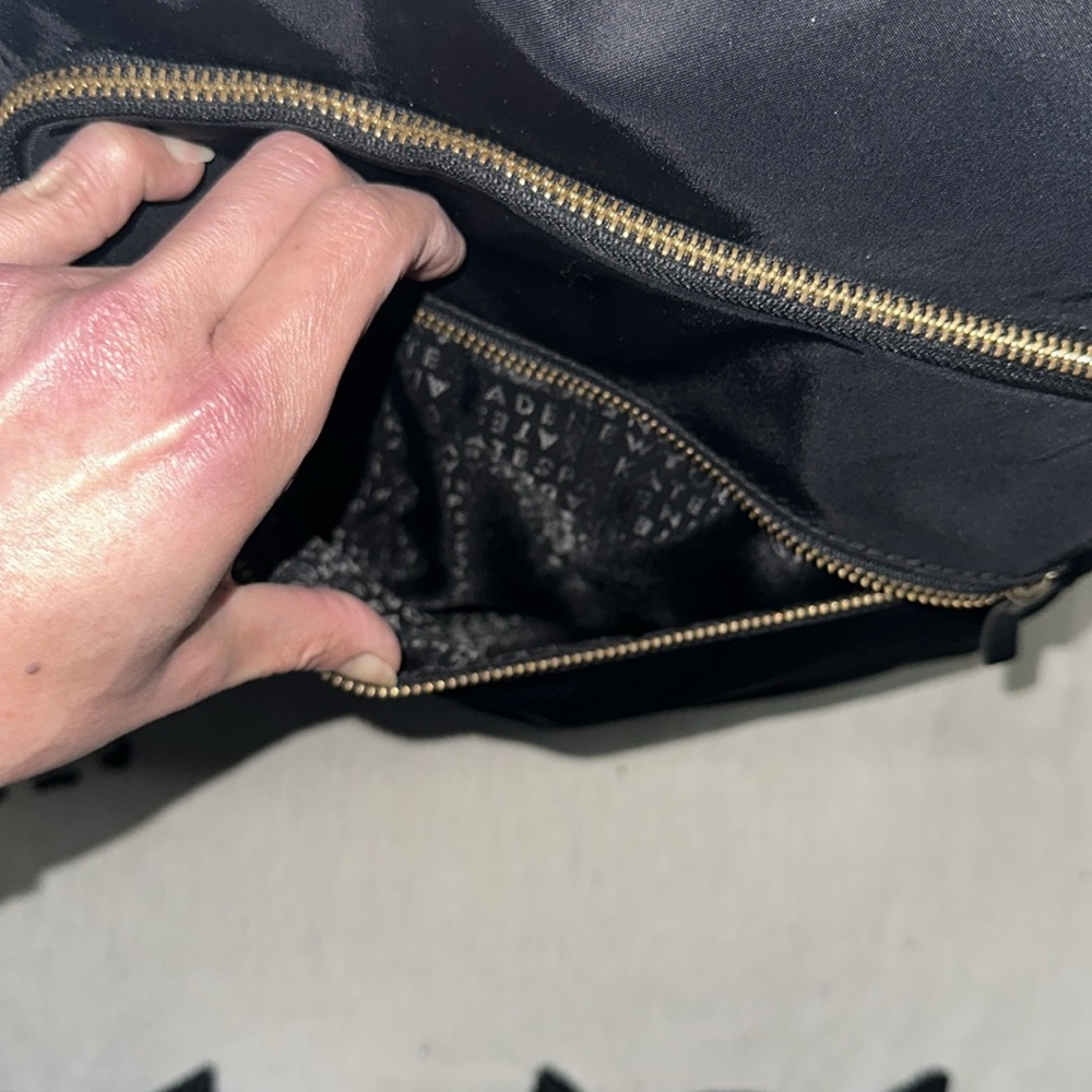 Kate Spade ♠️ New York large black backpack damaged - Picture 7 of 15